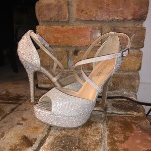 Silver heels